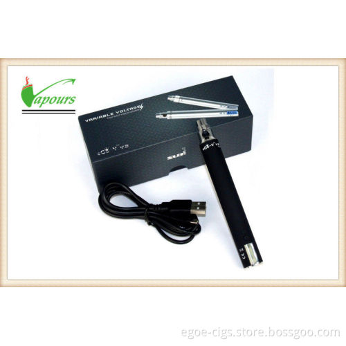 900mah Silver Variable Voltage Ecig Ego V With Led Screen